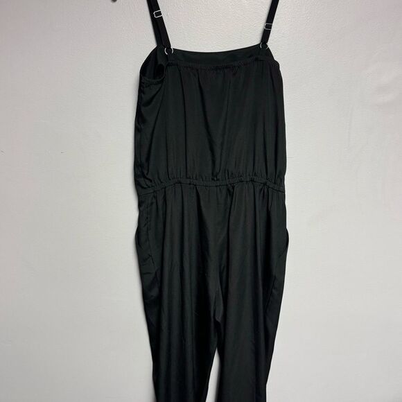 Loft Romper Women’s size XS sleeveless with pockets black - Picture 3 of 4